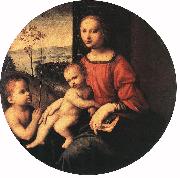 BUGIARDINI, Giuliano Virgin and Child with the Infant St John the Baptist France oil painting reproduction